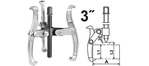Ingco HGP08033 Three Jaws Puller