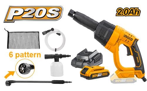Ingco CPWLI20082 Cordless Pressure Washer