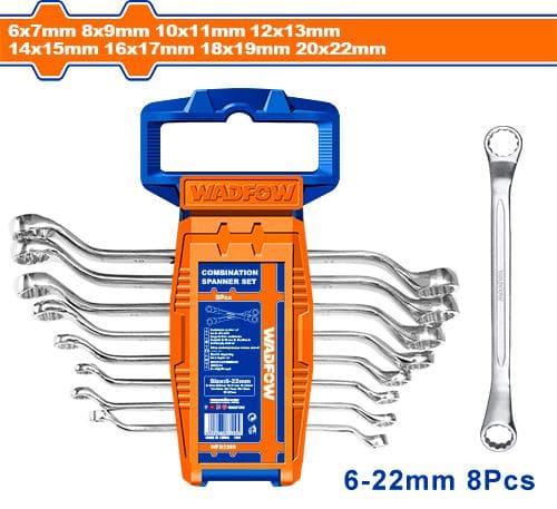 Wadfow WFR3208 Offset Ring Spanner Set