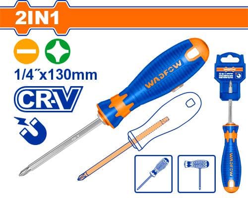 Wadfow WSS45M3 2 In 1 Screwdriver Set