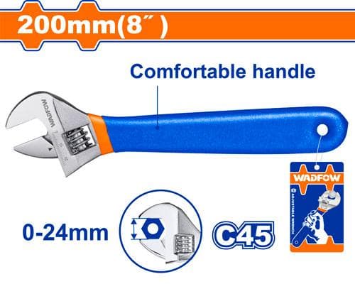 Wadfow WAW5108 Adjustable Wrench