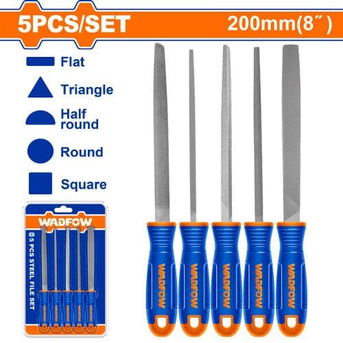 Wadfow WSF2405 5 Pcs Steel File Set