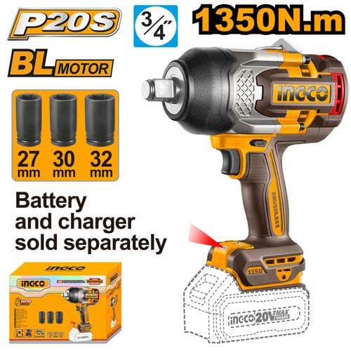 Ingco CIWLI201351 Cordless Impact Wrench