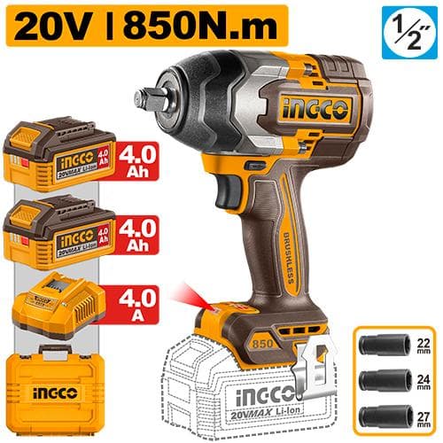 Ingco CIWLI2085 Cordless Impact Wrench