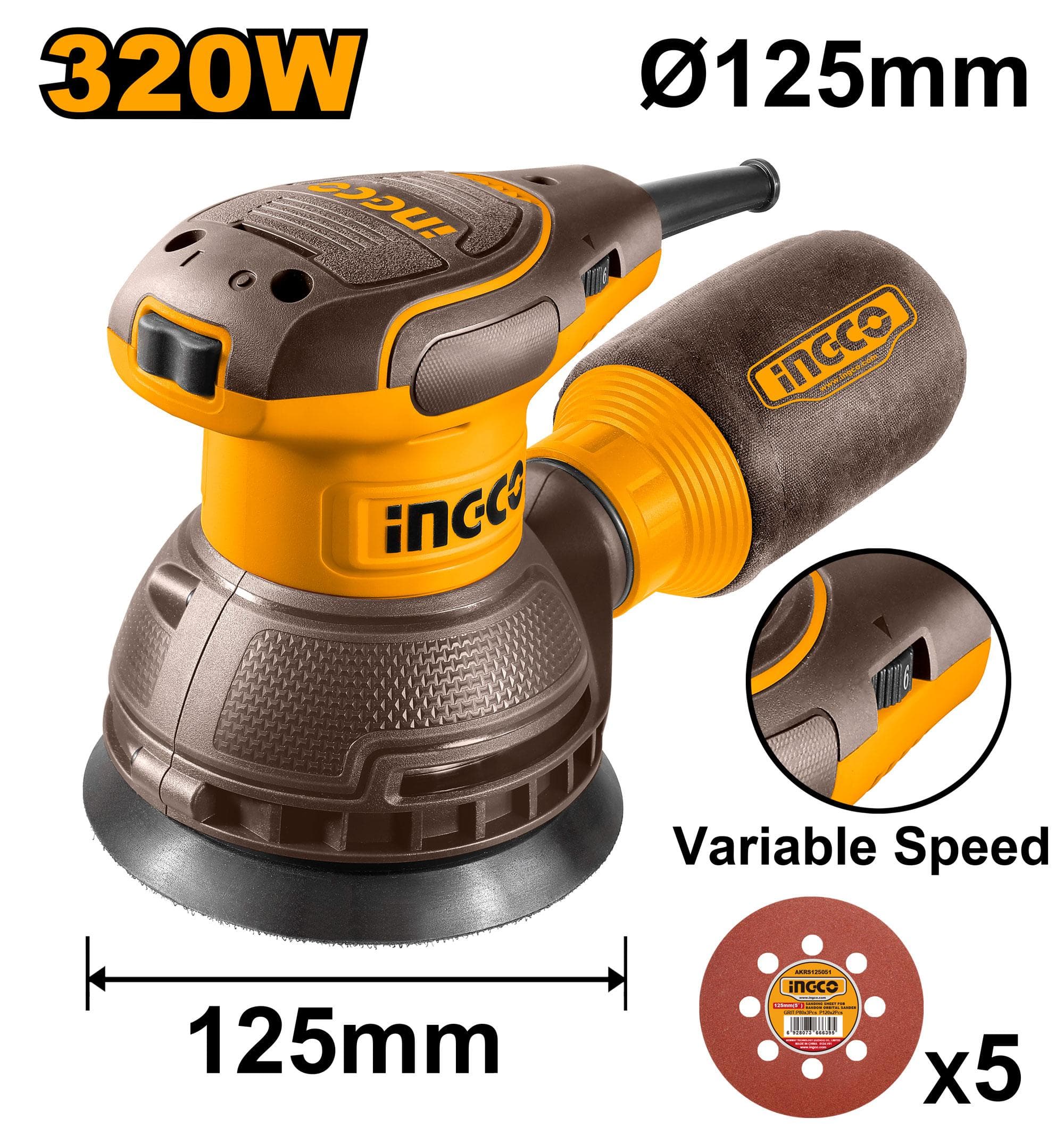 Ingco RS3216 Rotary Sander