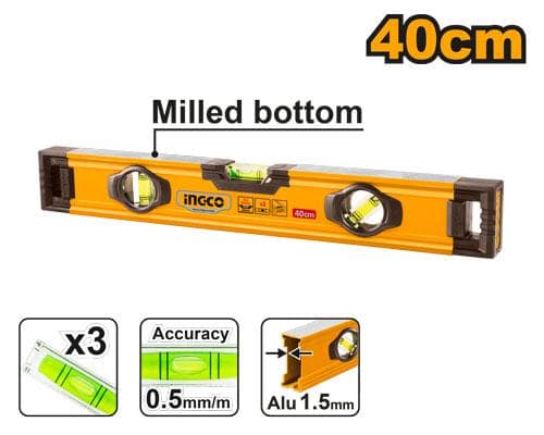 Ingco HSL08040 Spirit Level