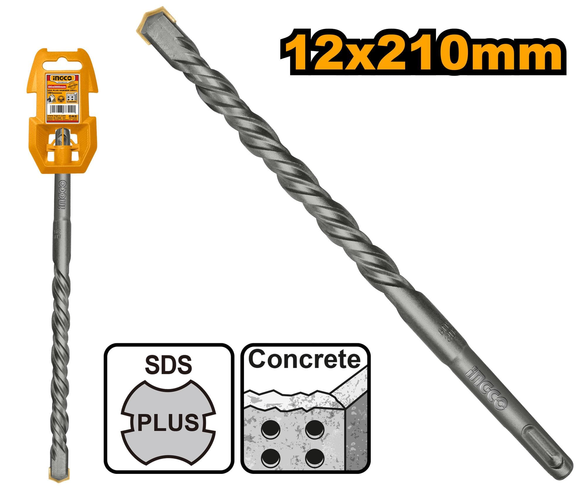 Ingco DBH1211202 Sds Plus Hammer Drill