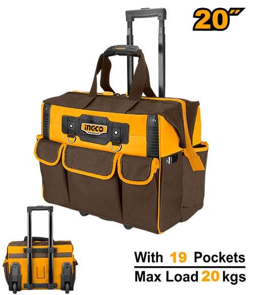 Ingco HRRTB2015 Rolling Rigid Tool Bag