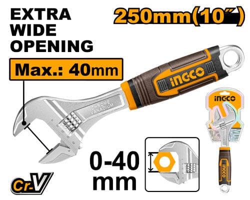 Ingco HADW131108 Adjustable Wrench