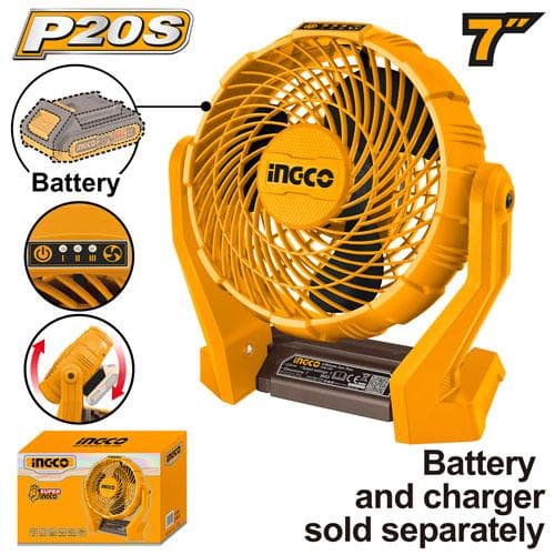 Ingco CFALI2007 Cordless Fan