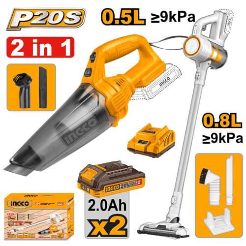 Ingco COSLI29832 Cordless Vacuum Cleaner Kit
