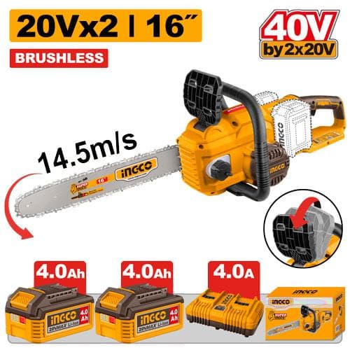 Ingco CGSLI401682 Cordless Chain Saw