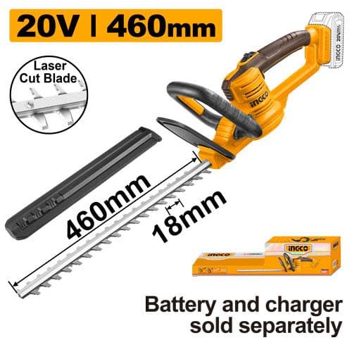 Ingco CHTLI20018 Cordless Hedge Trimmer
