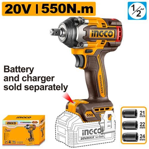 Ingco CIWLI20551 Cordless Impact Wrench