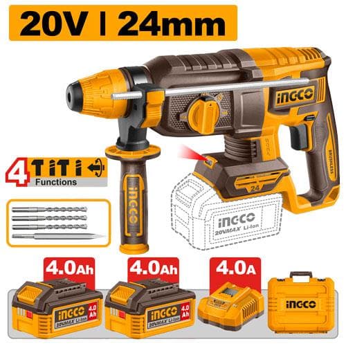 Ingco CRHLI202482 Cordless Rotary Hammer