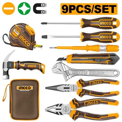 Ingco HKTH20809 9 Pcs Hand Tools Set