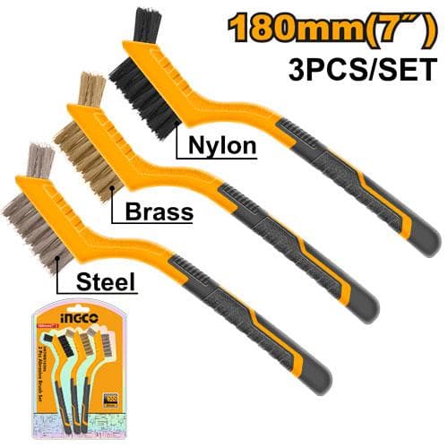 Ingco HKTWB10306 3pcs Abrasive Brush Set